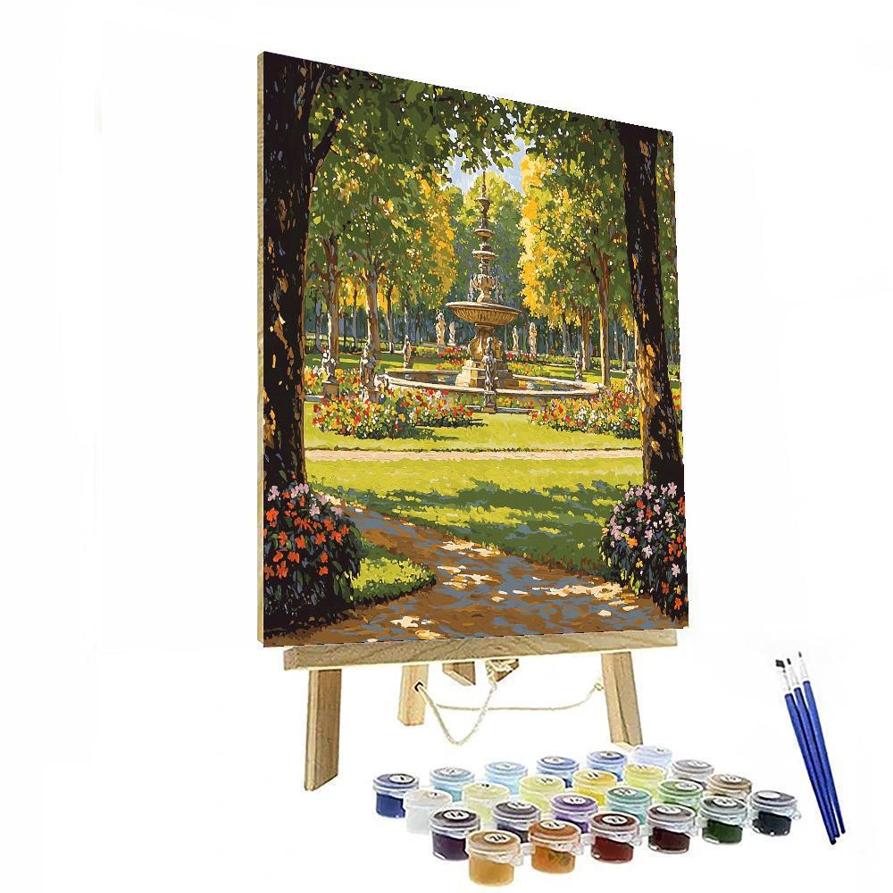Jardins De Luxembourg - Paris Numbered Painting Kits