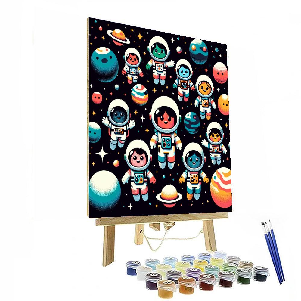 Space Explorer Voyage Numbered Painting Kits