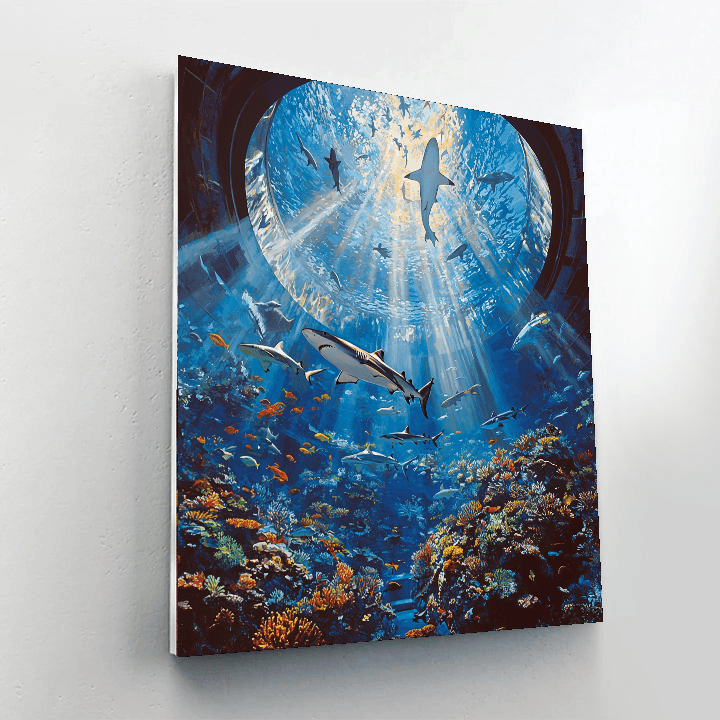 Lisbon Oceanarium - Lisbon Paint By Numbers Art