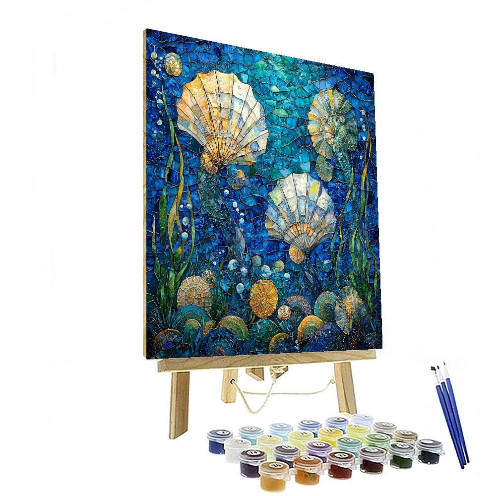 Michelangelo Inspired Enigma Of The Deep  Painting Number Kit