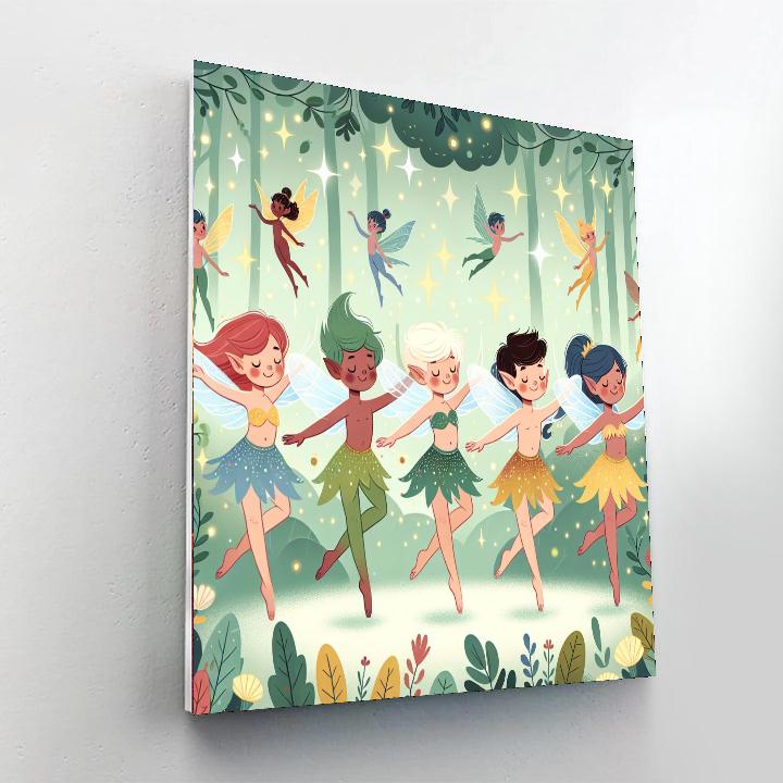 Pixie Hollow Whimsy DIY Paint By Numbers