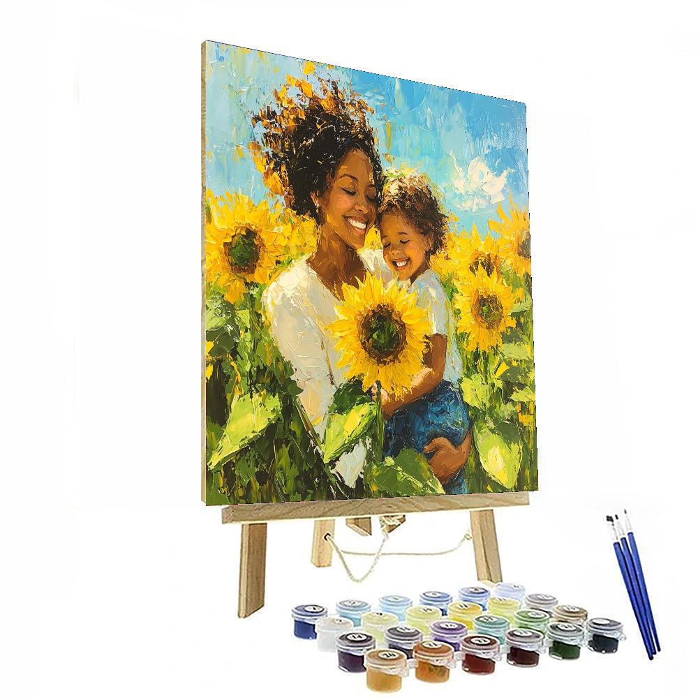 Sunflower Hugs Painting By Numbers Kit