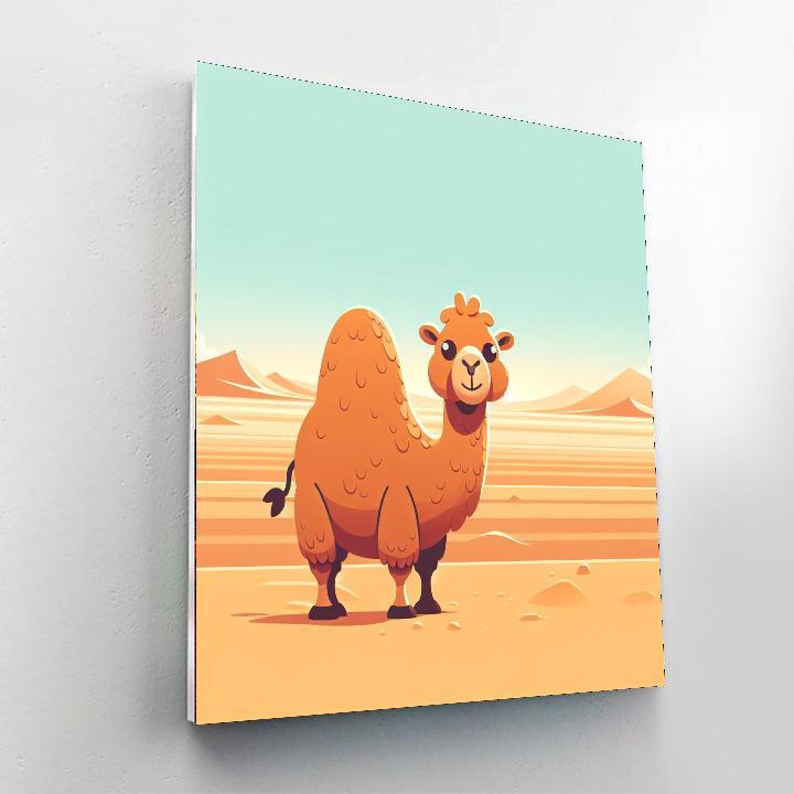 Calm Camel Painting By Numbers Kit