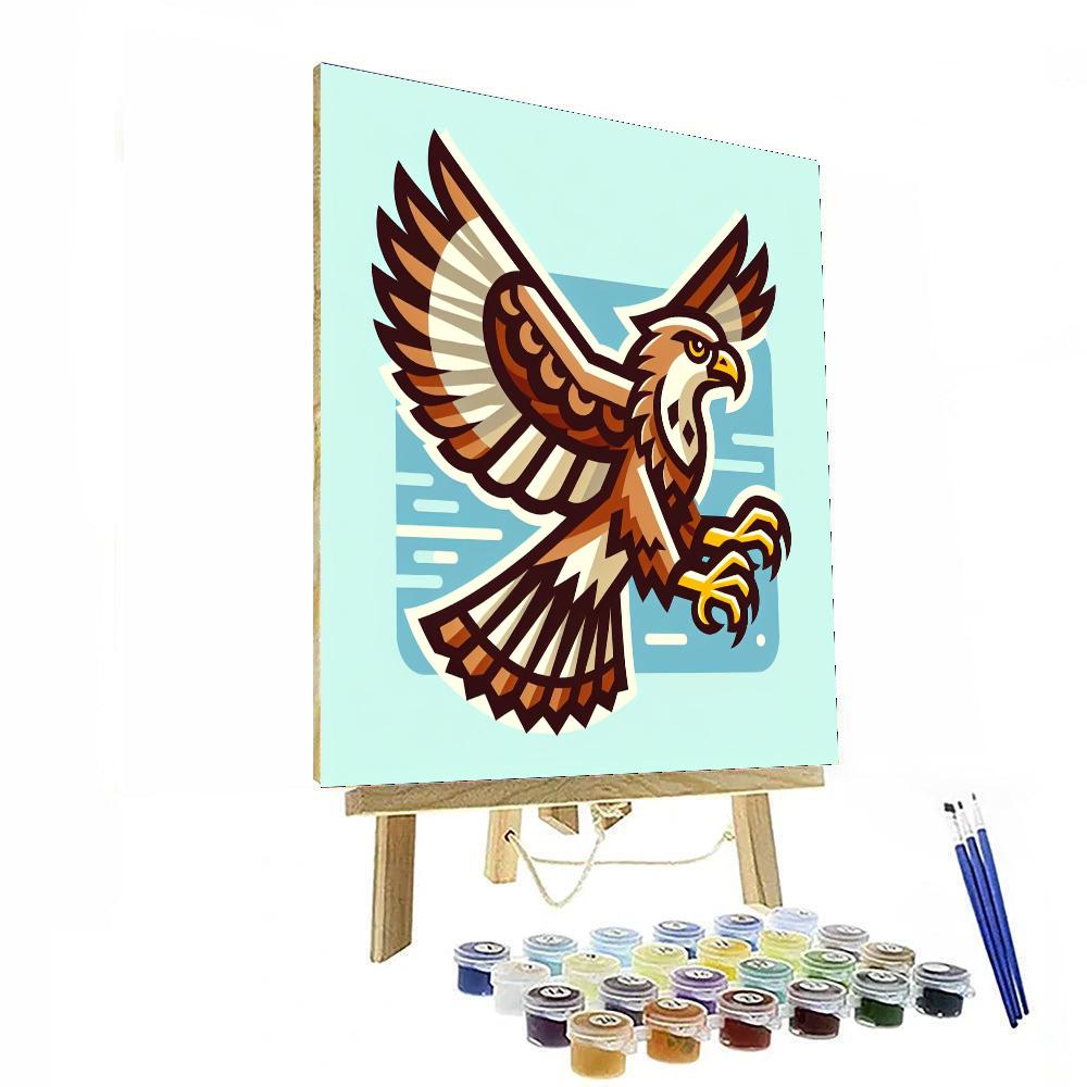 Heroic Hawk Paint By Numbers Art