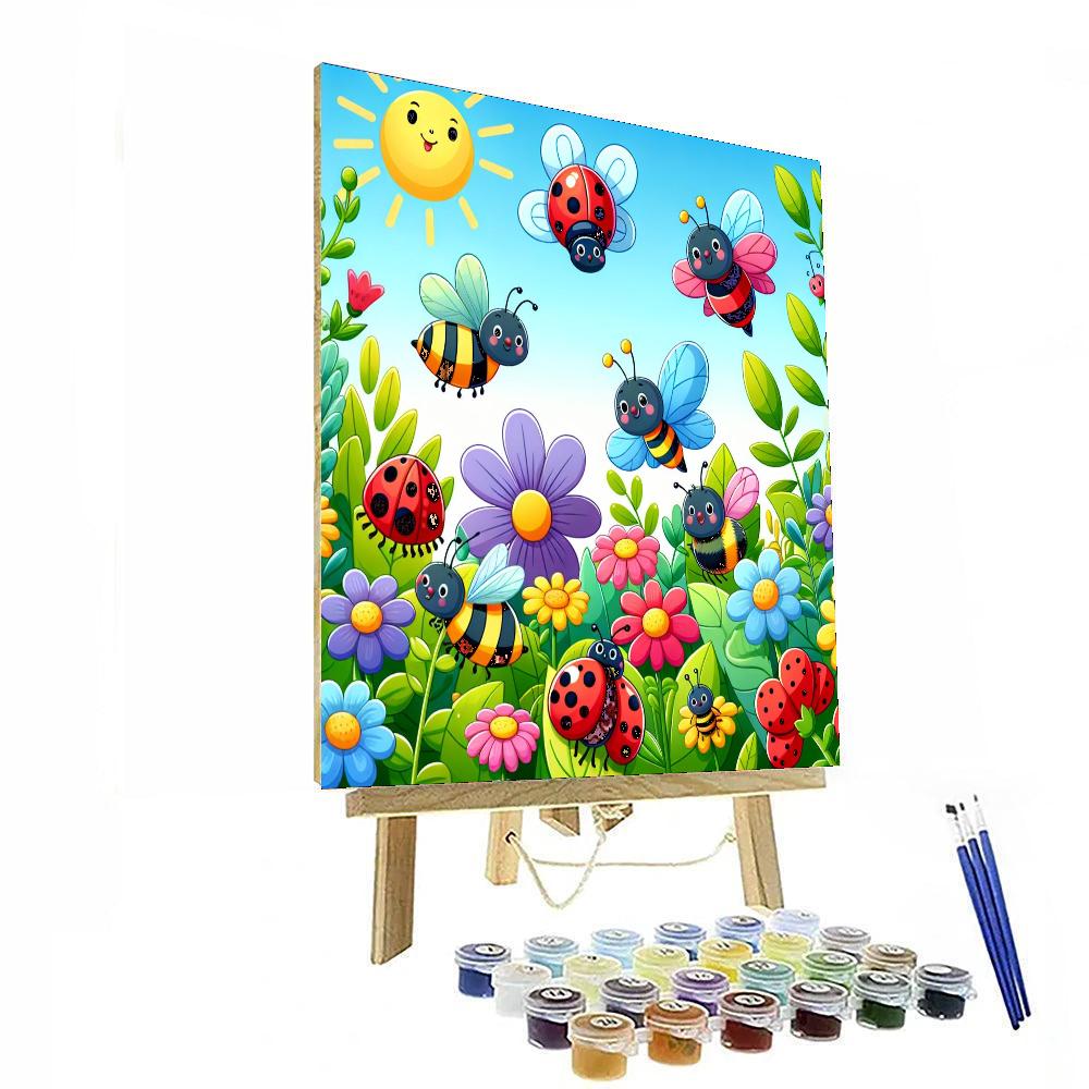 World Of Insects Paint By Numbers Art