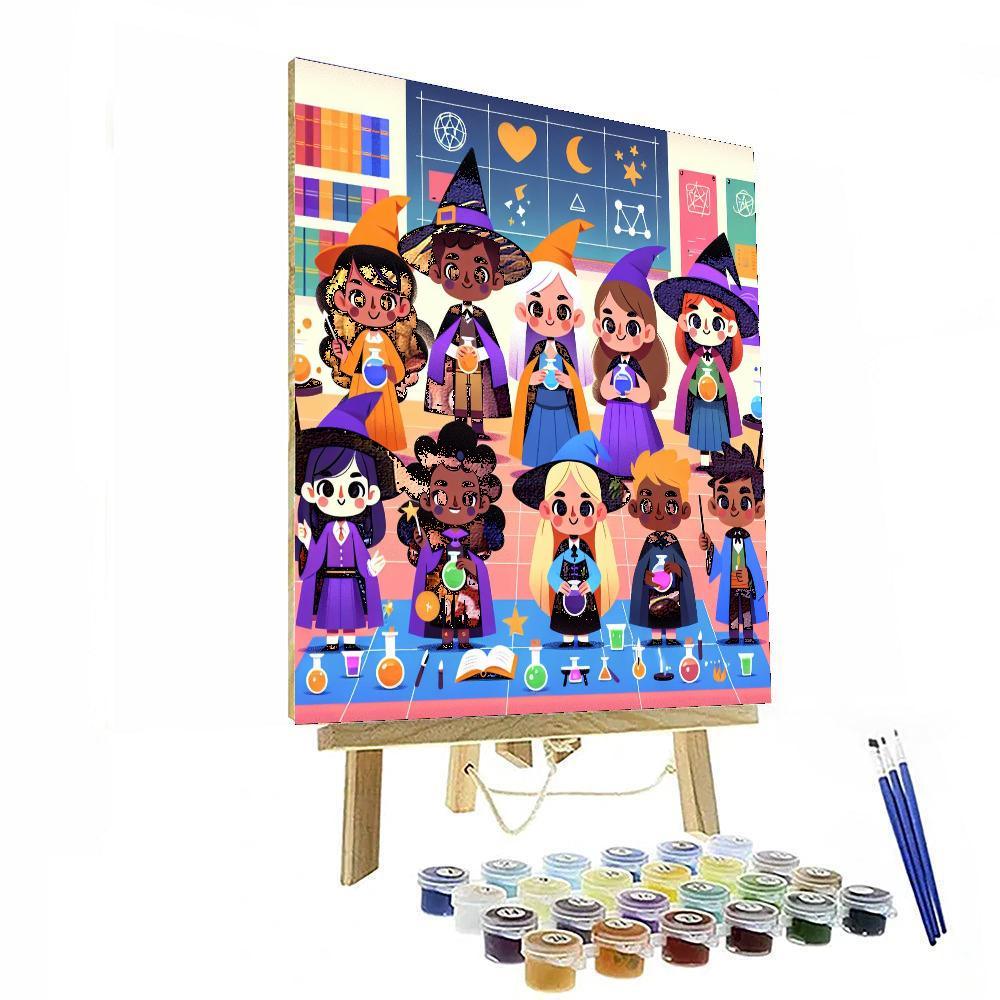 Magic School Wizardry Numbered Painting Kits