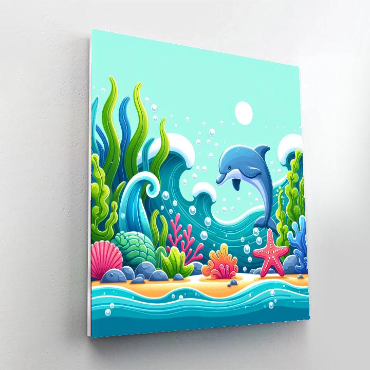 Bubbling Ocean Adventure Paint By Color