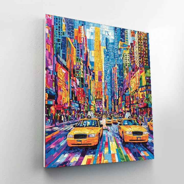 Andy Warhol Inspired Mosaic Of Urban Life  Numbered Painting Kits