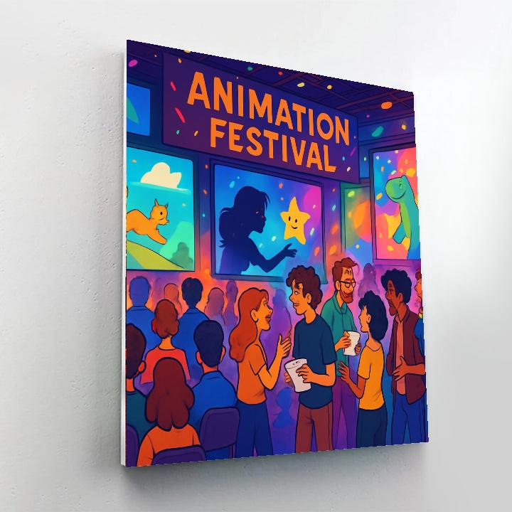 International Festival Of Animation - Canada Painting By Numbers Kit