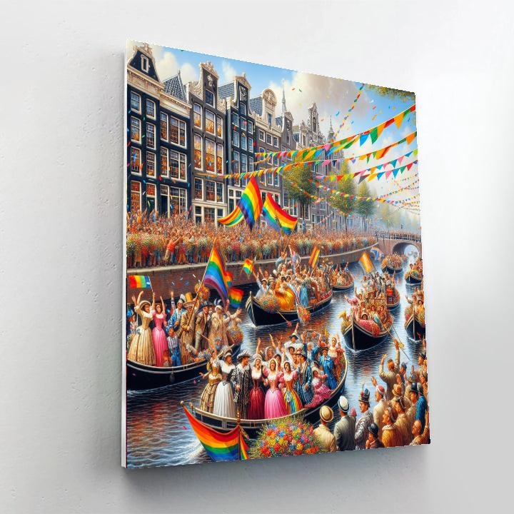 Pride Amsterdam - Amsterdam, Netherlands Paint By Color