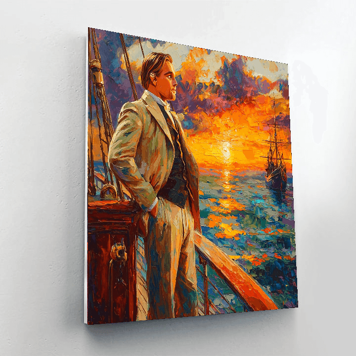 Leonardo Dicaprio: Navigating Titanic Dreams Paint By Number