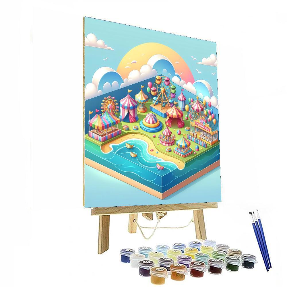 Seaside Carnival Adventure Paint By Number