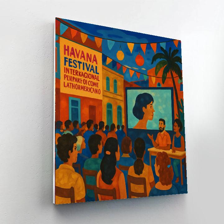 Festival Internacional Del Nuevo Cine Latinoamericano - Havana, Cuba Paint By Numbers Art