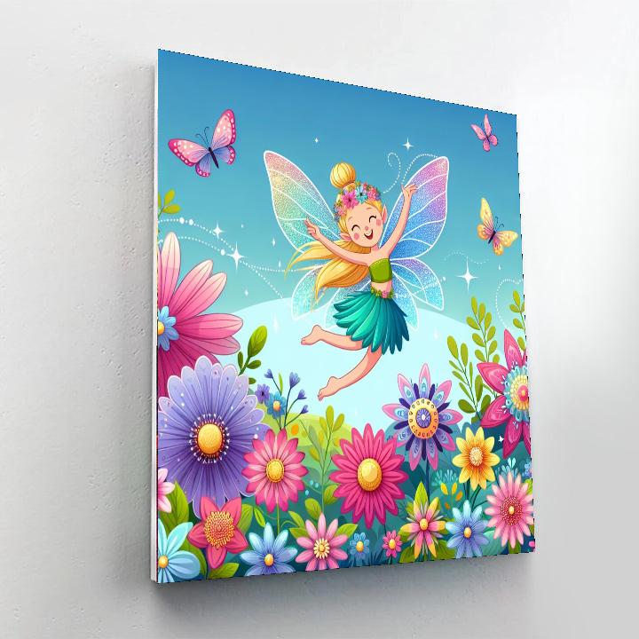 Fairy's Flower Fiesta Number Painting