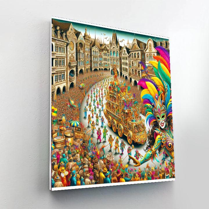 Zürcher Fasnacht Number Painting