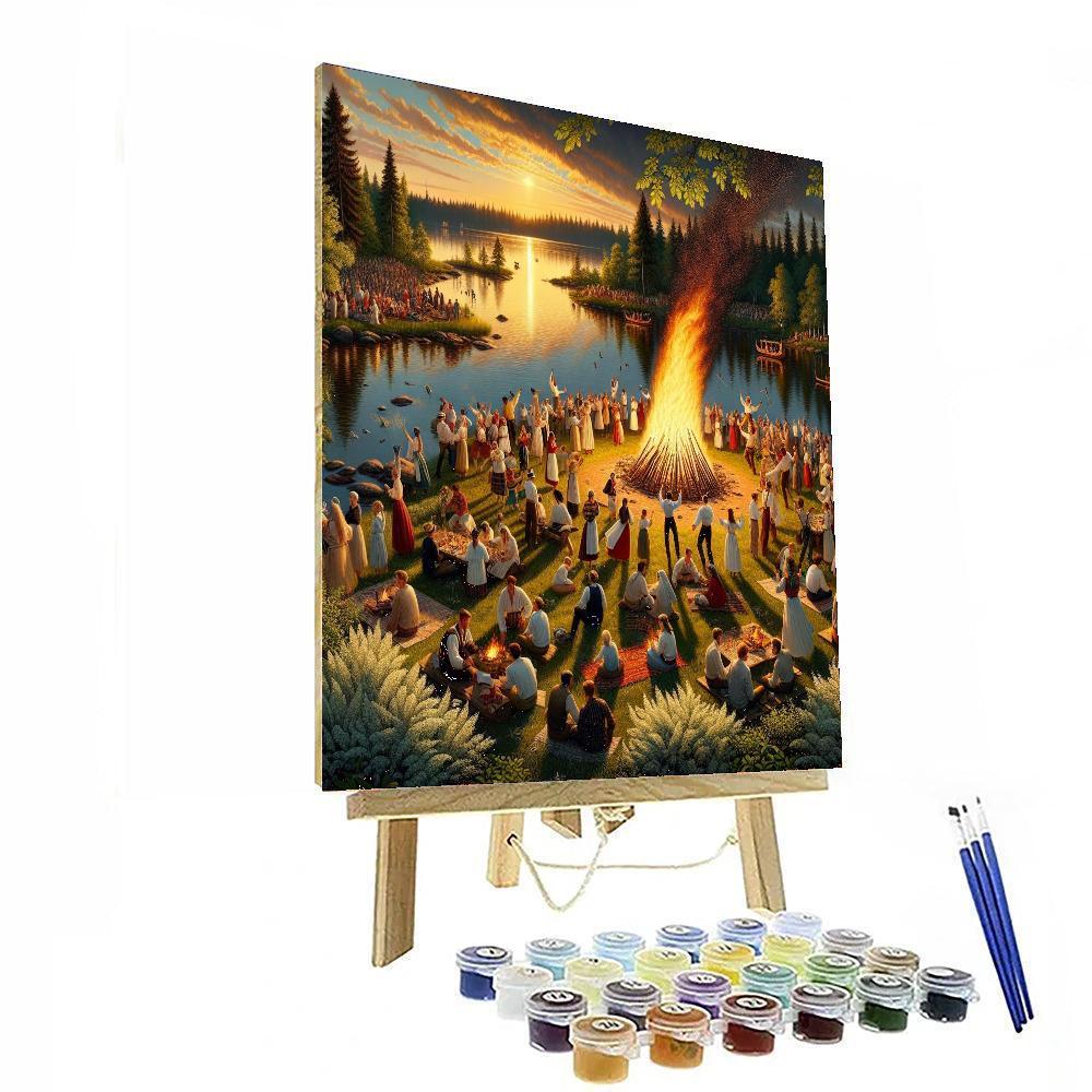 Midsummer's Eve - Helsinki Paint By Number