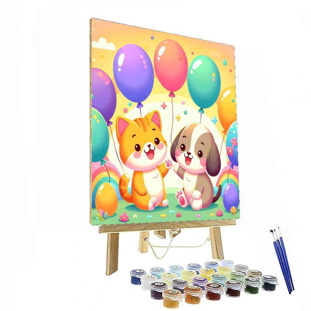 Cuddly Pets Party Paint By Number