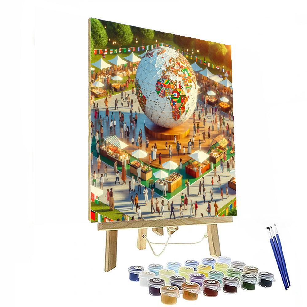 Epcot International Food And Wine Festival - Orlando, Usa Paint By Number