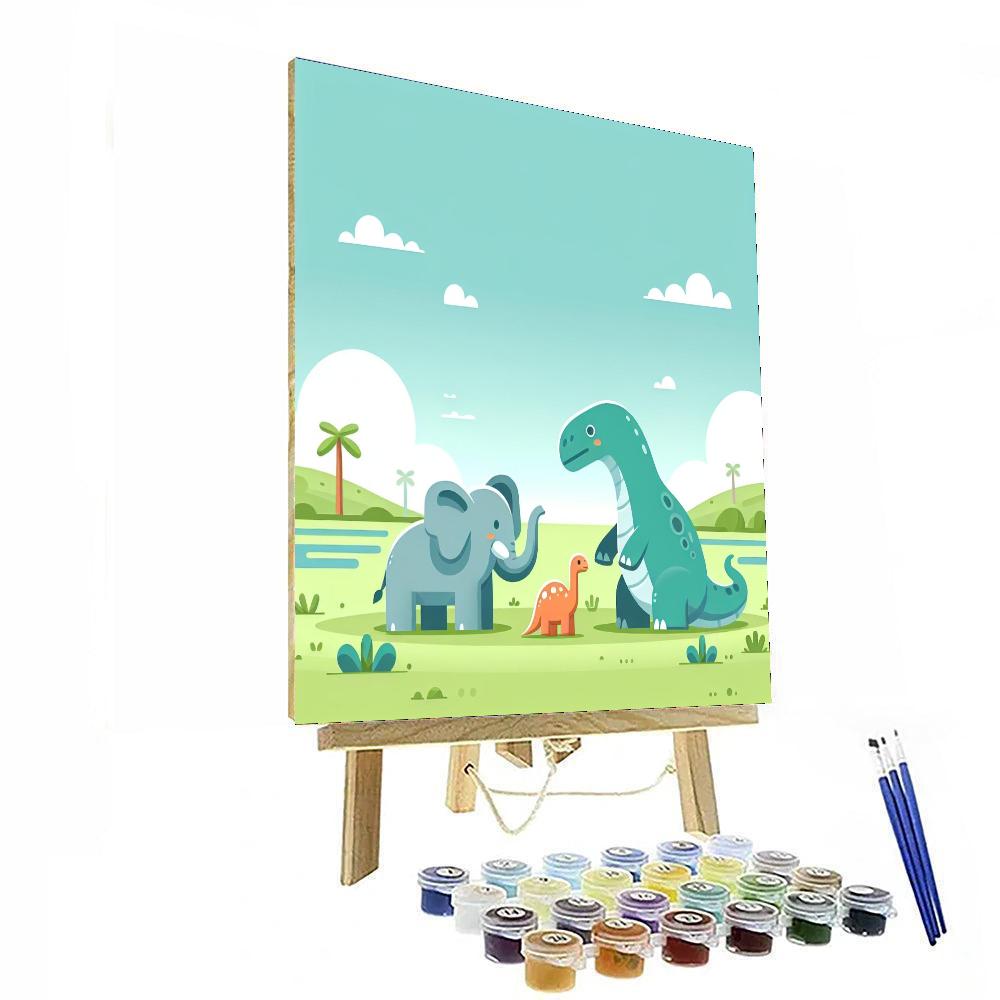 Gentle Giants Meadow Paint By Numbers