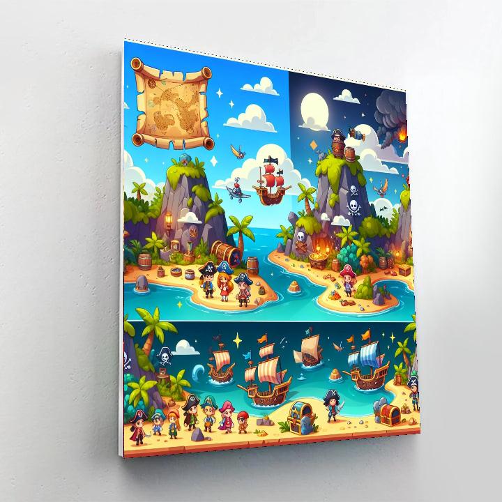 Island Of Adventure Numbered Painting Kits
