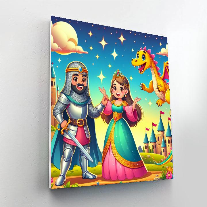 Fantasy Quest Adventure Paint By Numbers Art