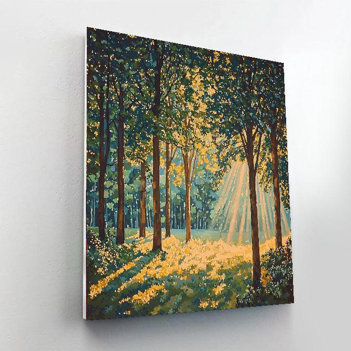 Gustav Klimt Inspired Enchanting Forests  Paint By Numbers Kits