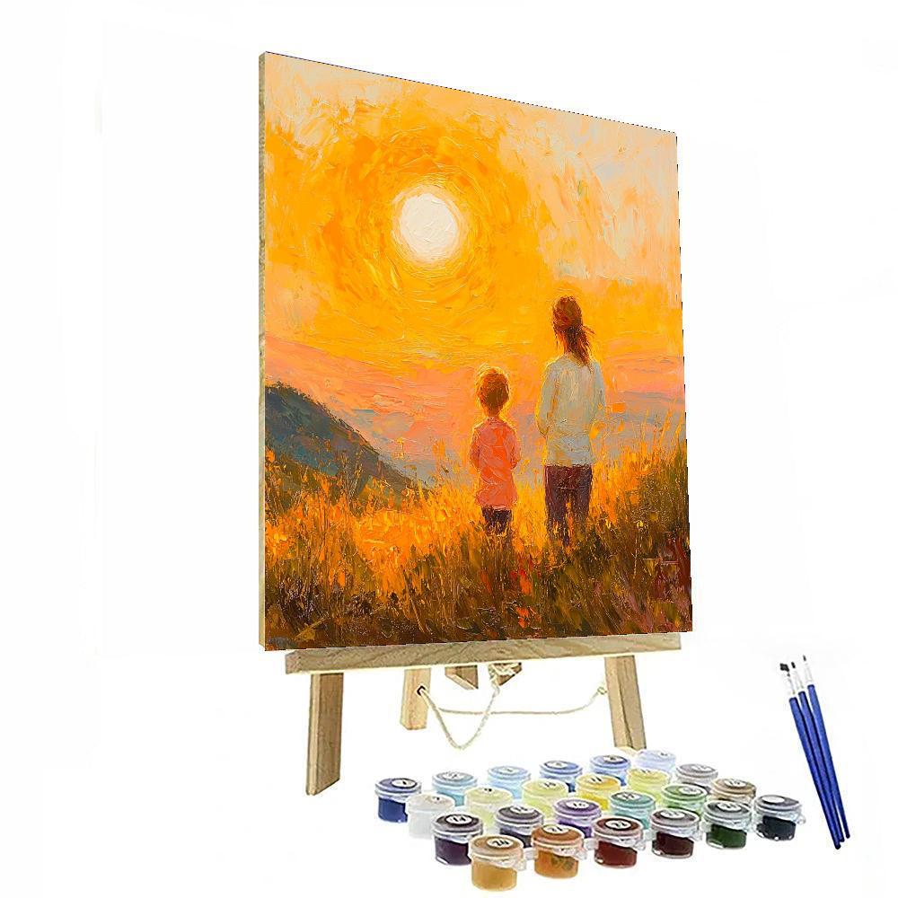 Sunlit Hopes Painting Number Kit