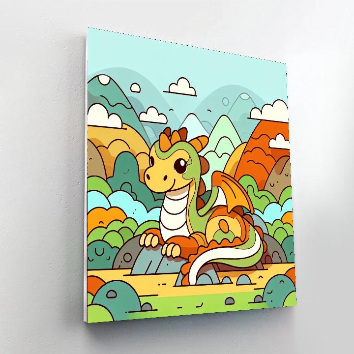 Mystical Dragon Tales Paint By Numbers