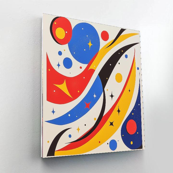 Joan Miró Inspired Dynamic Constellations  Paint By Numbers Art
