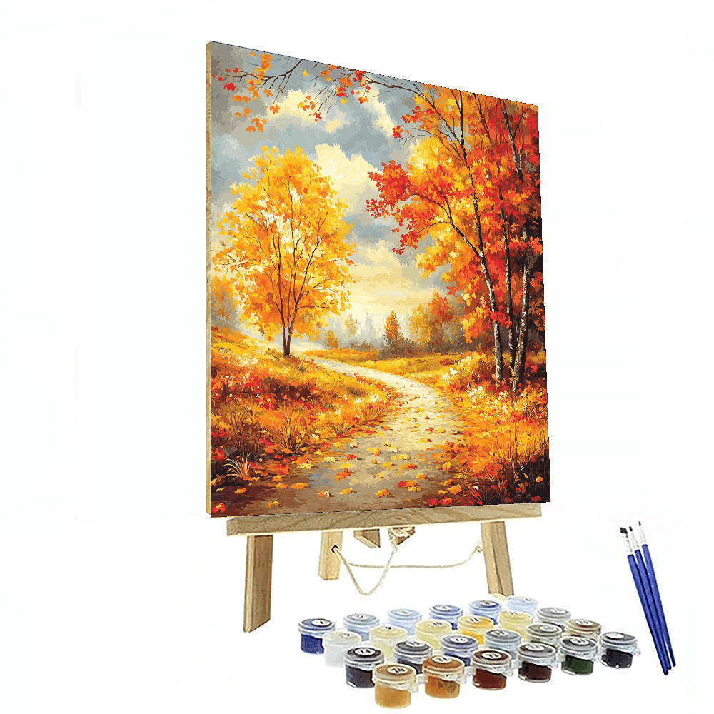 Constable Inspired A Walk Through Autumn  Painting By Numbers Kit