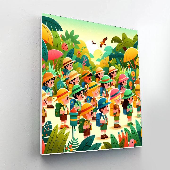Exploring Explorers Painting Number Kit
