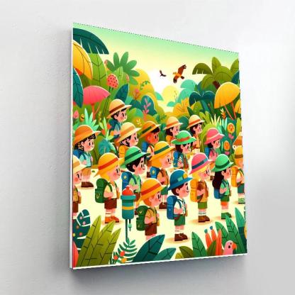 Exploring Explorers Painting Number Kit