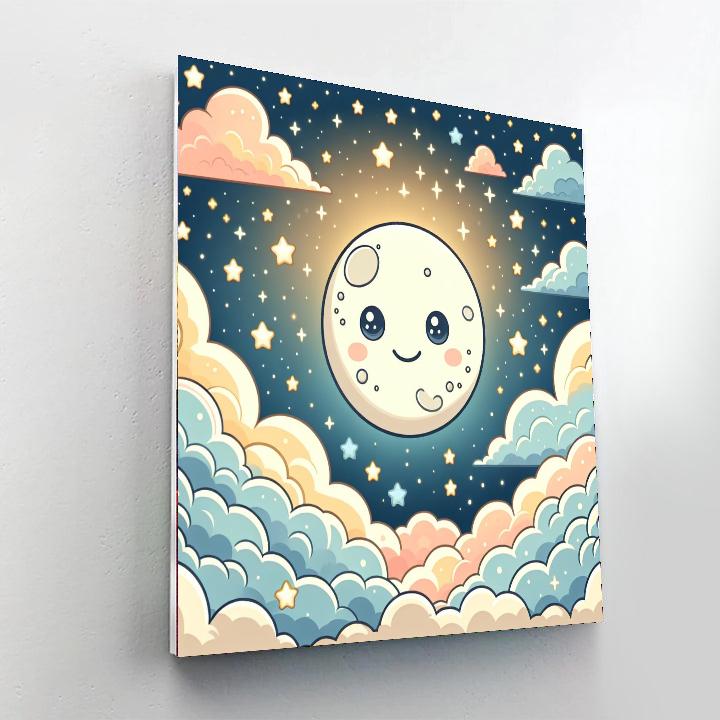 Lunar Lullaby Land Numbered Painting Kits