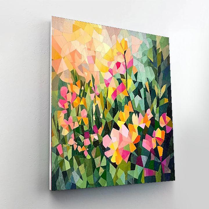 Paul Cézanne Inspired Geometric Garden Symphony  Paint By Numbers Kits