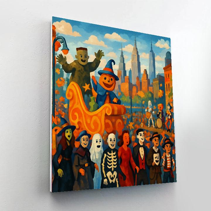 New York City Halloween Parade - Usa Painting Number Kit