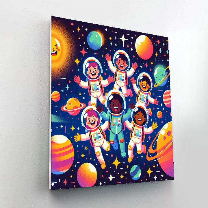 Space Odyssey Mission Painting Number Kit