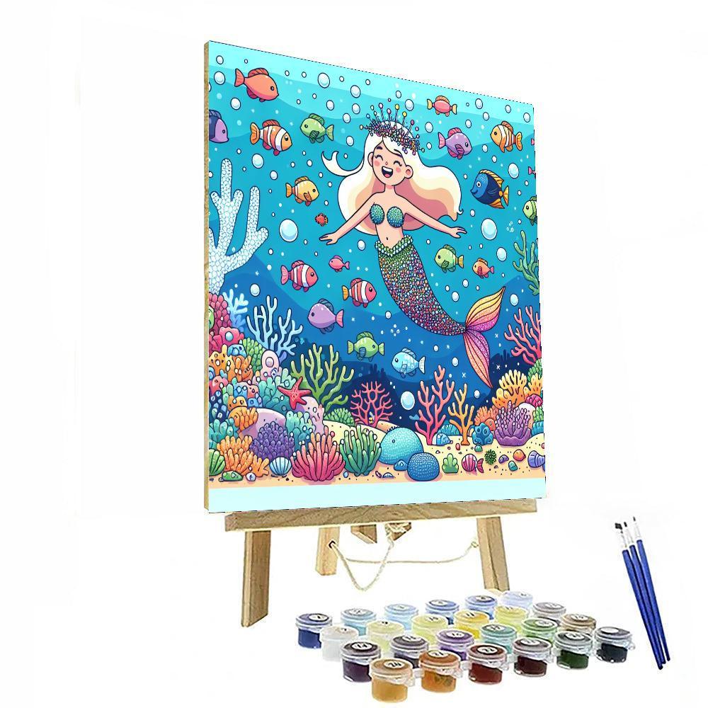 Sparkly Mermaid Painting By Numbers Kit