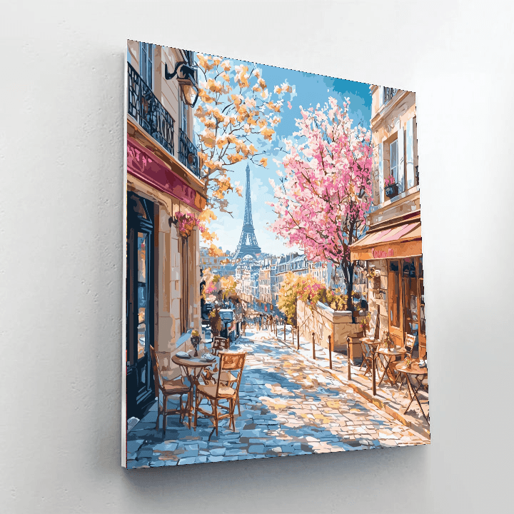 Édouard Manet Inspired Parisian Afternoon  Paint By Color