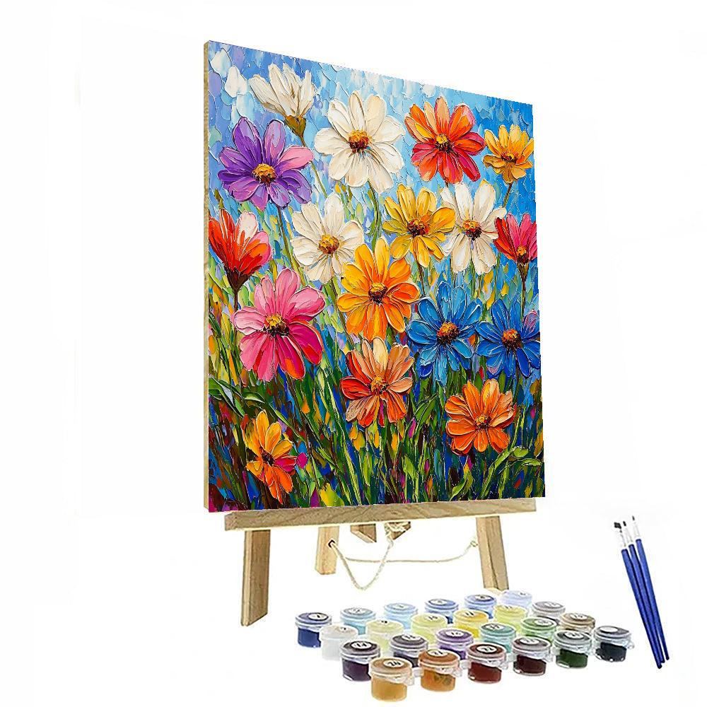 Claude Monet Inspired Joyful Blooming  Paint By Numbers Kits