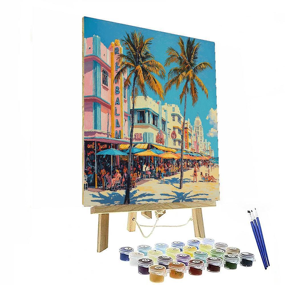 The Art Deco District Painting Number Kit