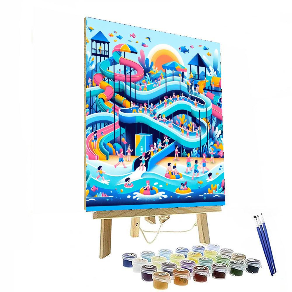 Ocean Adventure Park Paint By Number