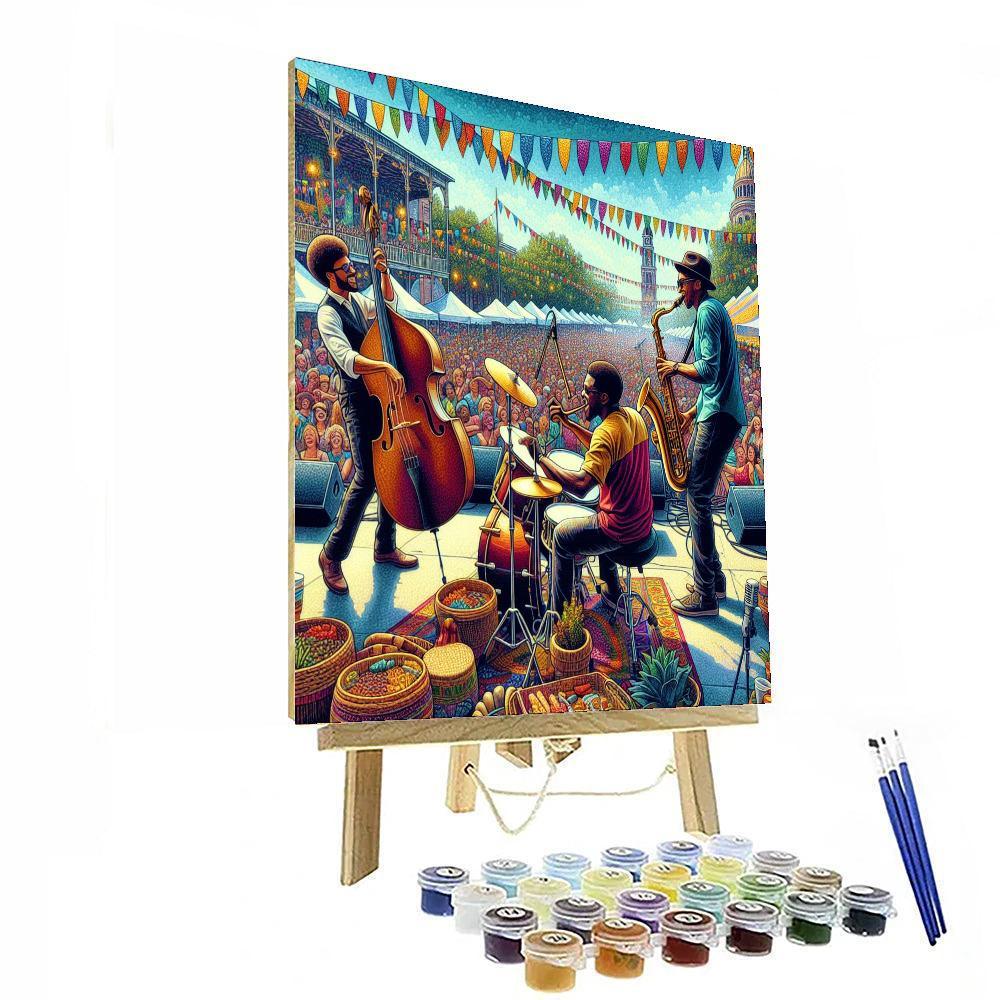 New Orleans Jazz & Heritage Festival - Louisiana Numbered Painting Kits