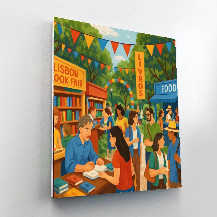 Lisbon Book Fair - Lisbon, Portugal Paint By Numbers Art