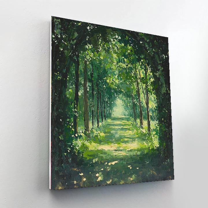 Caravaggio Inspired Shadows Of The Forest  Paint By Color