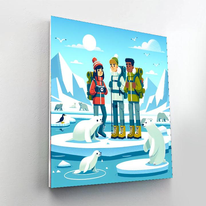 Artic Expedition Excursion Paint By Numbers Art