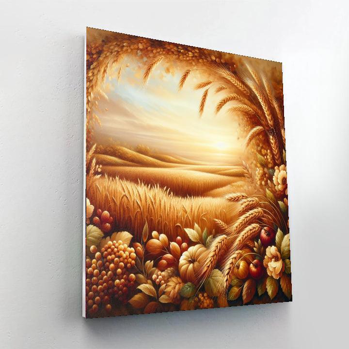 Golden Harvest Glory Paint By Numbers