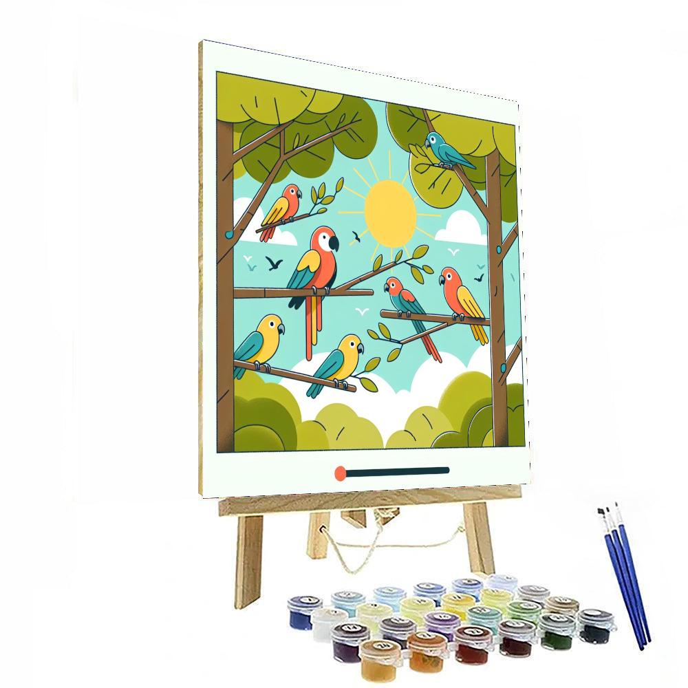 Fantastic Feathered Friends Numbered Painting Kits