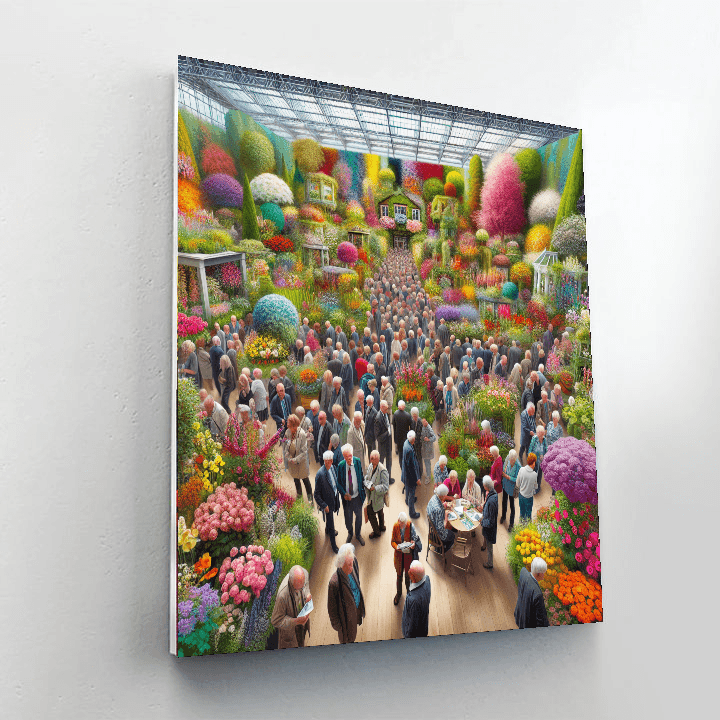 Harrogate Flower Show - United Kingdom Paint By Numbers Art