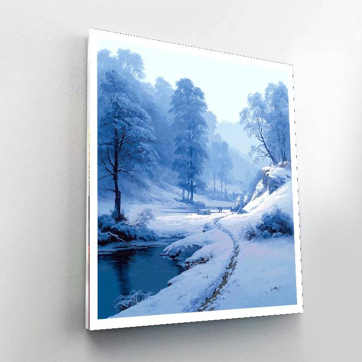 Caspar David Friedrich Inspired The Splendor Of Winter  Paint By Number