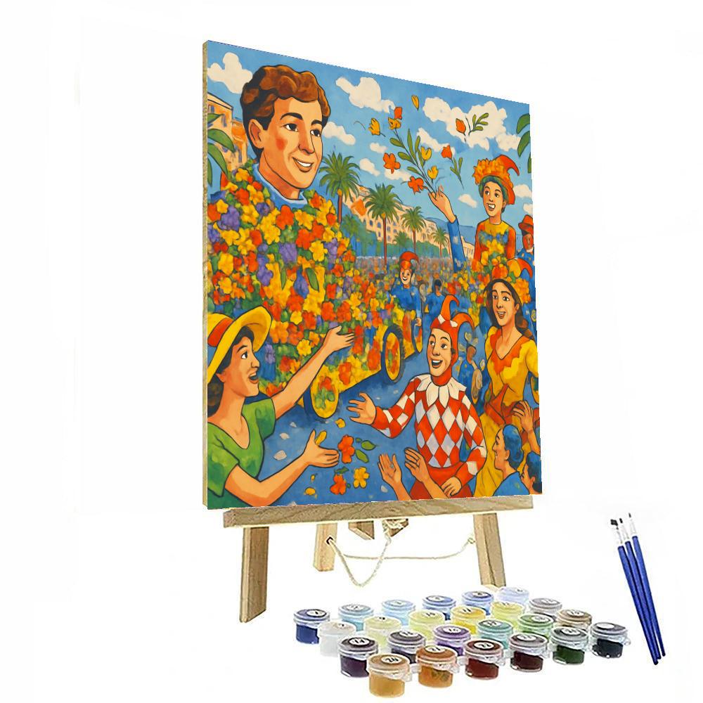 Carnival De Nice - France Painting By Numbers Kit